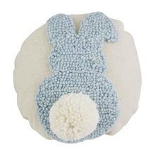 Load image into Gallery viewer, MUD PIE BLUE BUNNY MINI HOOK PILLOW