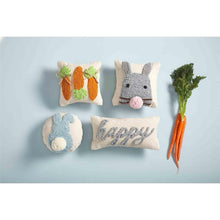 Load image into Gallery viewer, MUD PIE CARROTS MINI HOOK PILLOW