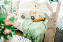 Load image into Gallery viewer, MUD PIE BUNNY TRUCK PILLOW
