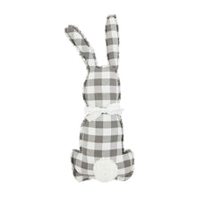 Load image into Gallery viewer, MUD PIE BUFFALO CHECK BUNNY PILLOW