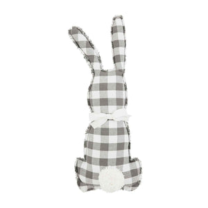 MUD PIE BUFFALO CHECK BUNNY PILLOW