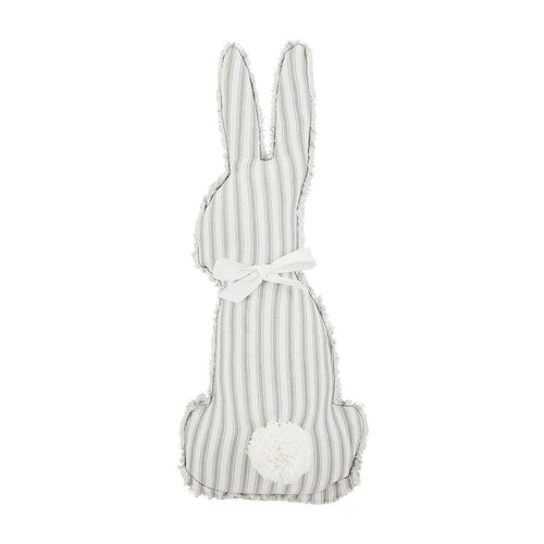 MUD PIE STRIPE BUNNY PILLOW