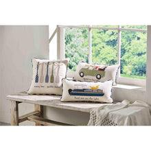 Load image into Gallery viewer, MUD PIE FIND ME LAKE APPLIQUE PILLOW
