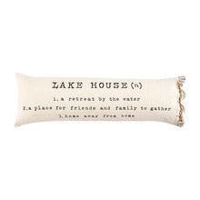Load image into Gallery viewer, MUD PIE LAKE HOUSE DEFINITION PILLOW 2022 COLLECTION