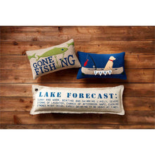 Load image into Gallery viewer, MUD PIE LAKE FORECAST PILLOW