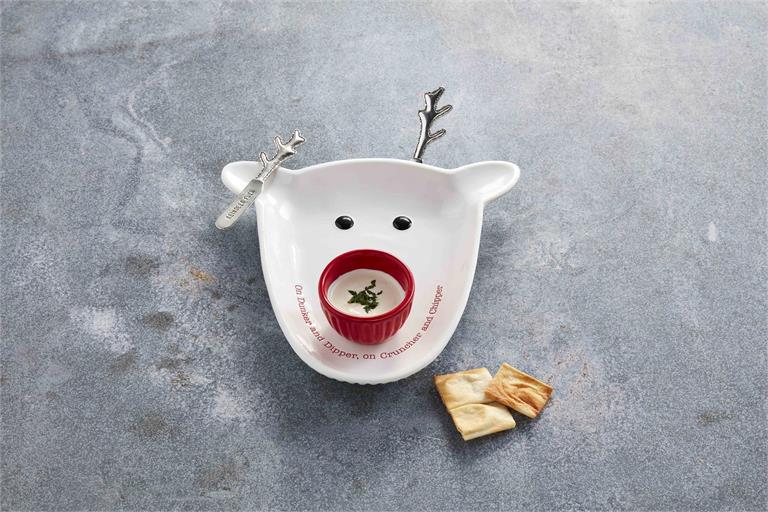 Mudpie Santa or Reindeer Cookie Pocket Mug