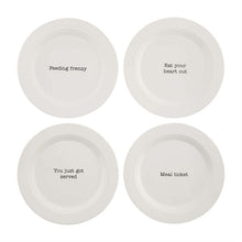Load image into Gallery viewer, Mud Pie Table For 4 Salad Plate Set