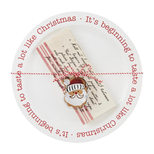 MUD PIE CHRISTMAS SUGAR COOKIE PLATE SET