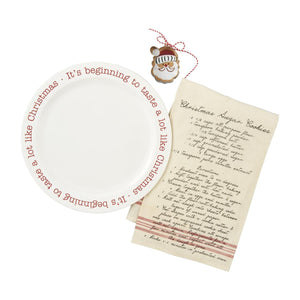 MUD PIE CHRISTMAS SUGAR COOKIE PLATE SET