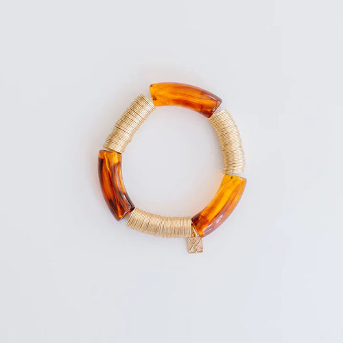 MICHELLE MCDOWELL BRACELET CLARE TORTOISE