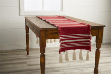 Load image into Gallery viewer, MUD PIE RED STRIPE PONCHAA RUNNER
