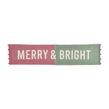 Load image into Gallery viewer, MUD PIE MERRY &amp; BRIGHT TABLE RUNNER