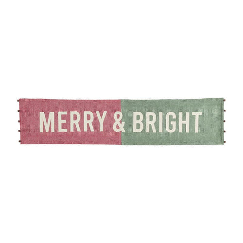 MUD PIE MERRY & BRIGHT TABLE RUNNER