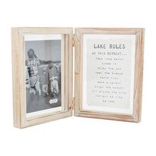 Load image into Gallery viewer, MUD PIE HINGED LAKE RULES FRAME