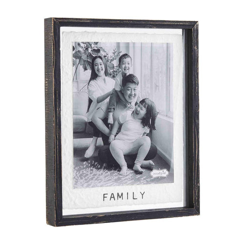 MUD PIE FAMILY BLACK GLASS FRAME