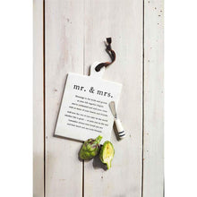 Load image into Gallery viewer, MUD PIE MR. &amp; MRS. BLESSING BOARD SET