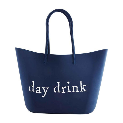 MUD PIE DAY DRINK LAKE SILICONE TOTE