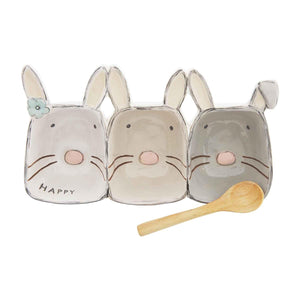 MUD PIE BUNNY TRIPLE DIP SET