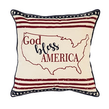 Load image into Gallery viewer, Evergreen Bless America Pillow