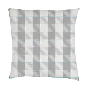 Evergreen Home Sweet Home Plaid Interchangeable Pillow Cover