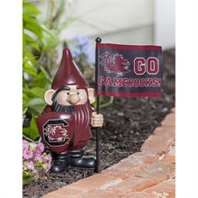 Load image into Gallery viewer, University of South Carolina Flag Holder Gnome