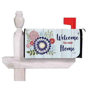EVERGREEN AMERICAN FLORAL MAILBOX COVER