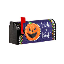Load image into Gallery viewer, Evergreen Patterned Jack-o-Lantern Mailbox Cover