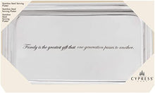 Load image into Gallery viewer, Evergreen Stainless Steel Serving Platter