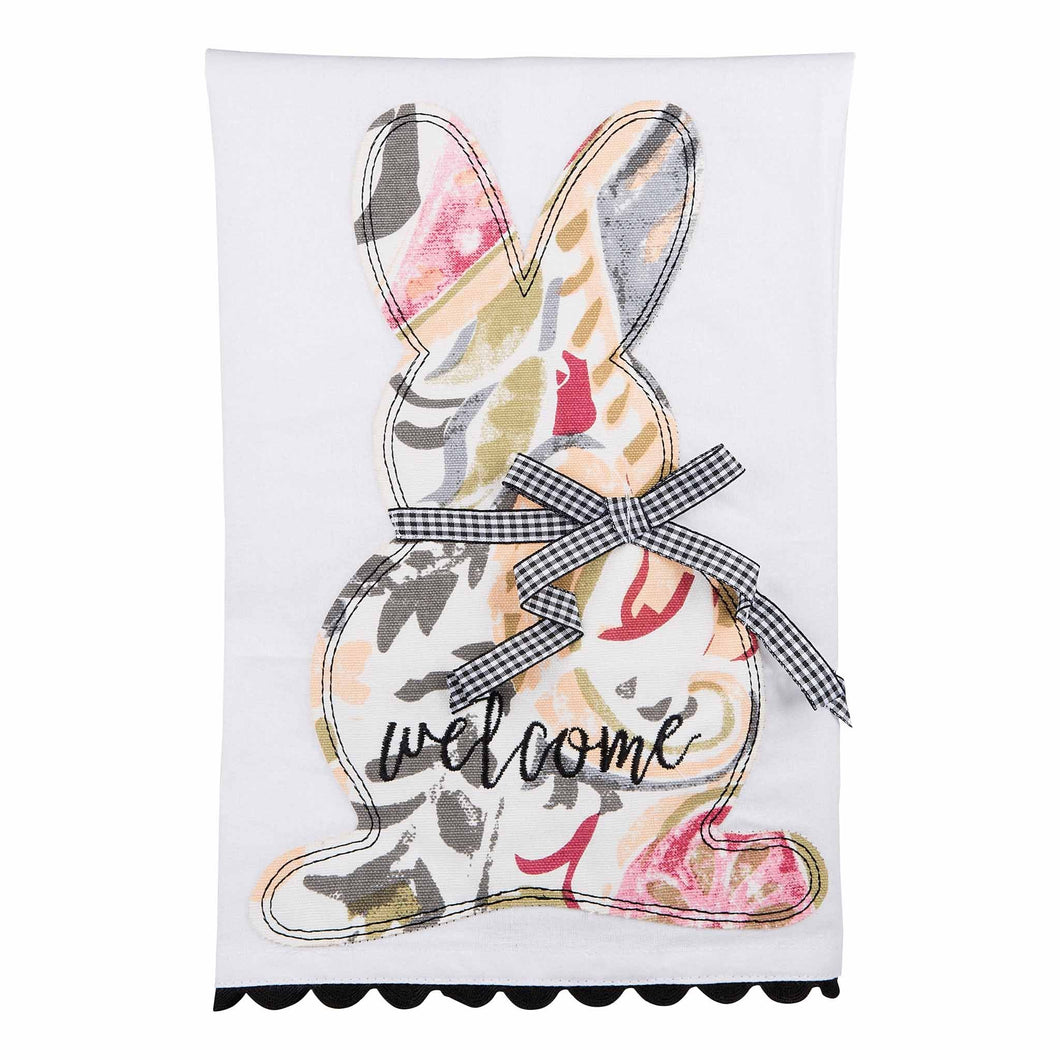 Glory Haus Welcome Bunny Tea Towel