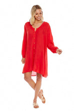 Load image into Gallery viewer, MUD PIE VIENNA COVER-UP CORAL