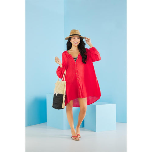 MUD PIE VIENNA COVER-UP CORAL