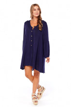 Load image into Gallery viewer, MUD PIE VIENNA COVER-UP NAVY