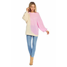 Load image into Gallery viewer, MUD PIE PINK MAPLE OVERSIZED SWEATER