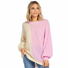 Load image into Gallery viewer, MUD PIE PINK MAPLE OVERSIZED SWEATER