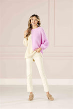 Load image into Gallery viewer, MUD PIE PINK MAPLE OVERSIZED SWEATER
