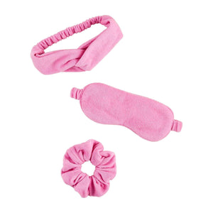 MUD PIE TERRYCLOTH GIFT SET PINK