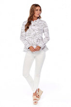 Load image into Gallery viewer, MUD PIE WHITE CAMO BANKS JACKET