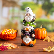 Load image into Gallery viewer, EVERGREEN 10.5&quot;H STACKED HALLOWEEEN GNOME TRIO