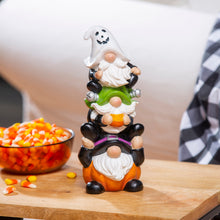 Load image into Gallery viewer, EVERGREEN 10.5&quot;H STACKED HALLOWEEEN GNOME TRIO