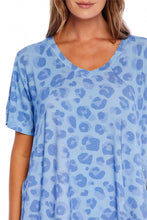Load image into Gallery viewer, Mud Pie Houston Oversized Tee Blue