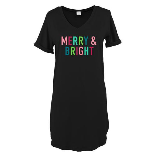 Hello Mello Merry & Bright Holiday Sleep Shirt