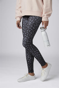 MUD PIE BLACK LEOPARD ZIGGY LEGGINGS