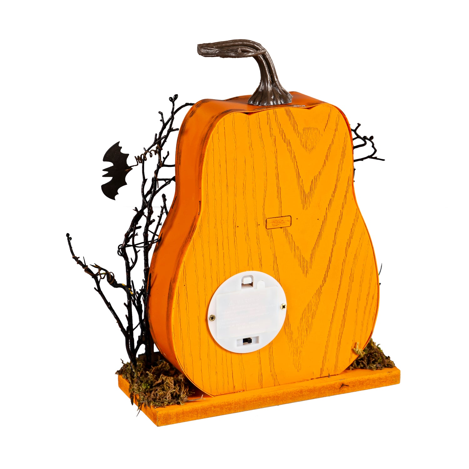 EVERGREEN LED WOOD HAPPY HALLOWEEN HAUNTED PUMPKIN HOUSE TABLE