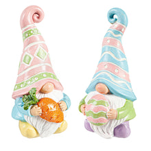 Load image into Gallery viewer, EVERGREEN ASSORTED RESIN EASTER GNOME TABLE DÉCOR