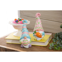 Load image into Gallery viewer, EVERGREEN ASSORTED RESIN EASTER GNOME TABLE DÉCOR