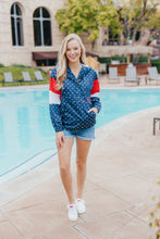 Load image into Gallery viewer, Simply Southern USA Rain Jacket Half Zip Pullover