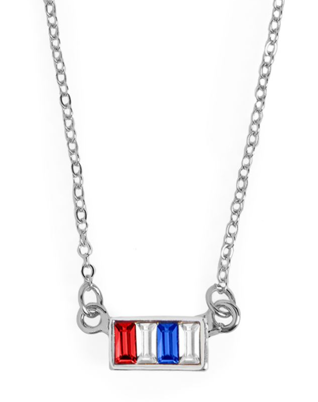 WHISPERS AMERICANA NECKLACE IN SILVER
