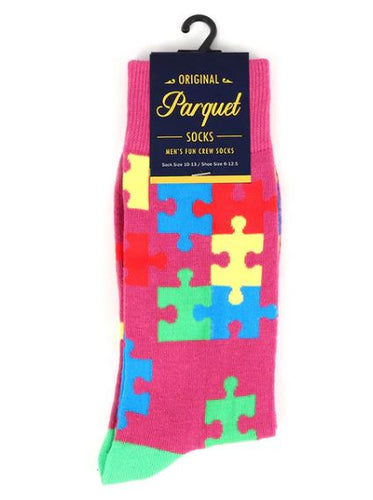 Parquet Men's Autism Awareness Novelty Socks