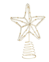 Load image into Gallery viewer, MUD PIE BEADED STAR TREE TOPPER