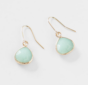 COCO & CARMEN MINT BLING POP STONE EARRINGS